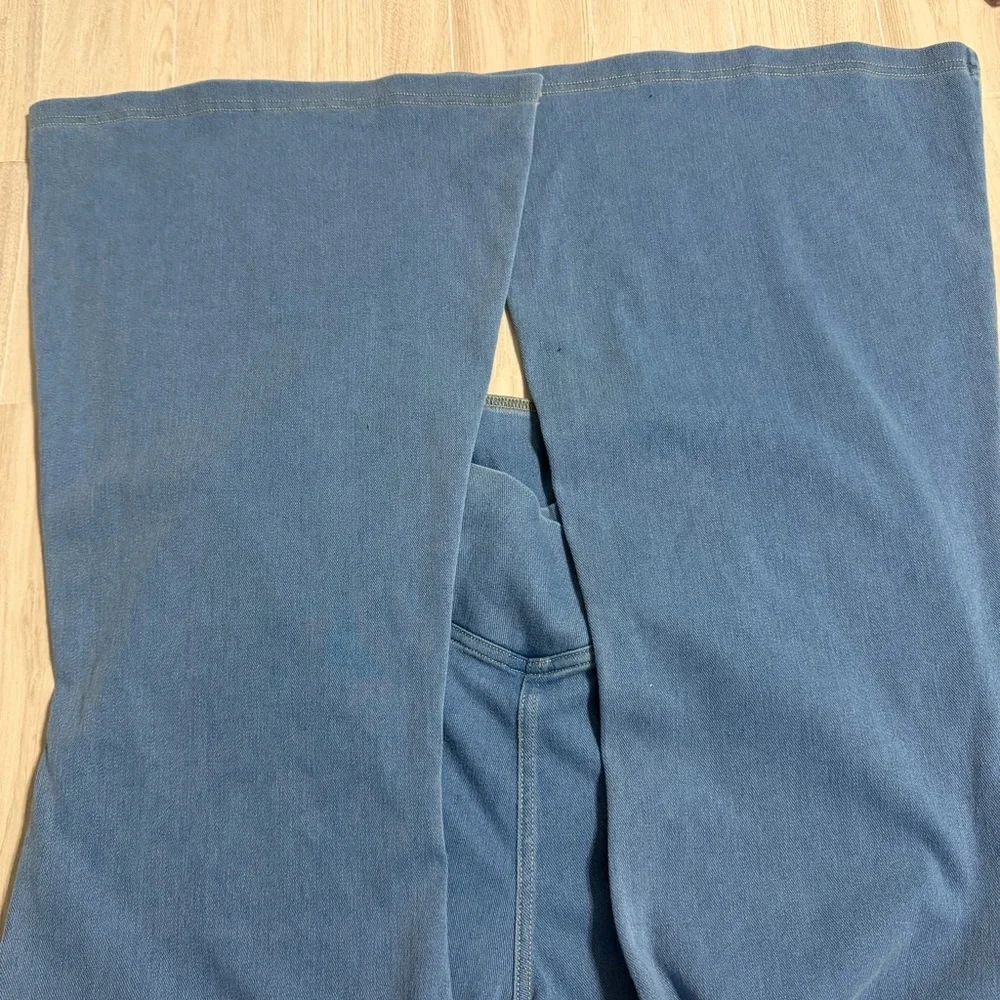 HALARA Women's Soft Blue Jeggings - Picture 3 of 7